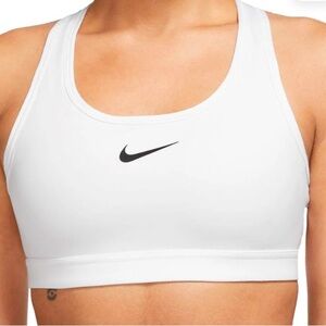 Women's Swoosh Medium-Support Padded Sports Bra size S in white